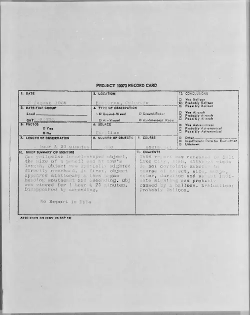 First page of 1956.08 - 6788939 - Hosperus, Colorado