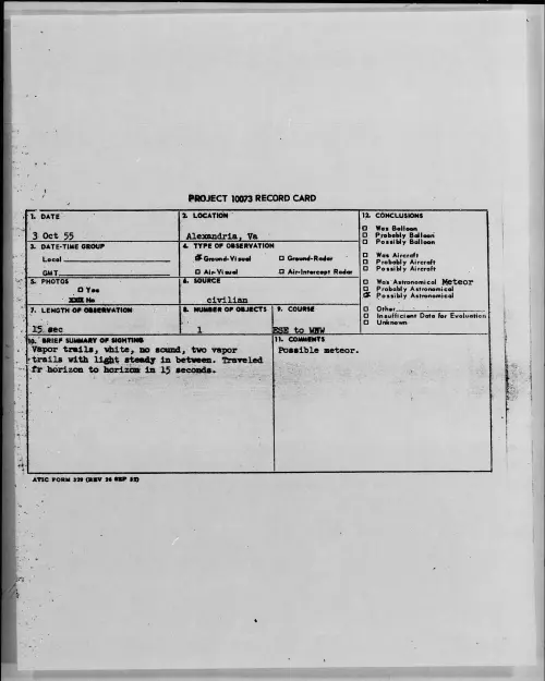 First page of 1955.10 - 7339567 - Alexandria, Va
