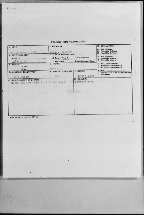 First page of 1957.11 - 6962629 - Globe, Arizona