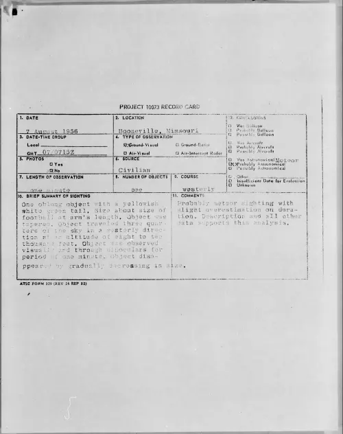 First page of 1956.08 - 6788753 - Booneville, Missouri