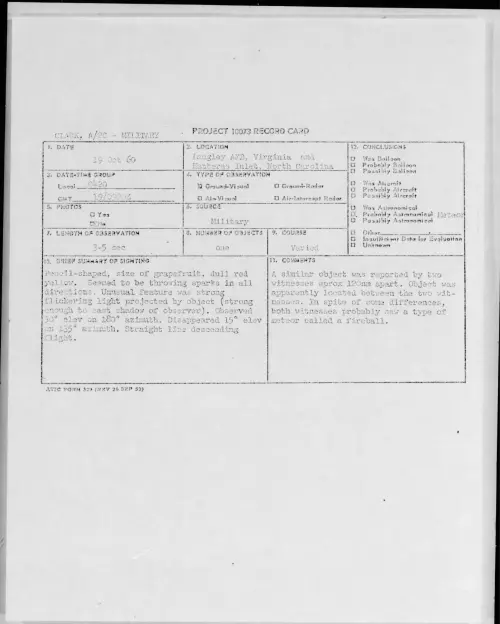 First page of 1960.10 - 8235086 - Langley AFB, Virginia