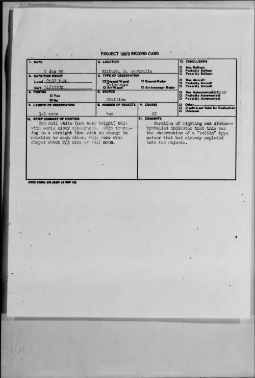 First page of 1959.01 - 9078697 - Kilburn, S. Australia