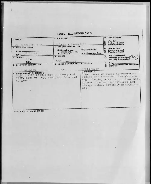 First page of 1957.11 - 6962793 - Crivits, Wisconsin