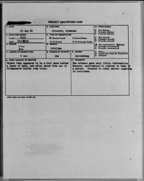 First page of 1960.06 - 7813705 - Crossett, Arkansas