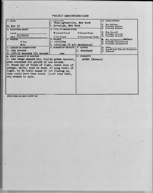 First page of 1955.11 - 7339947 - Washingtonville, New York