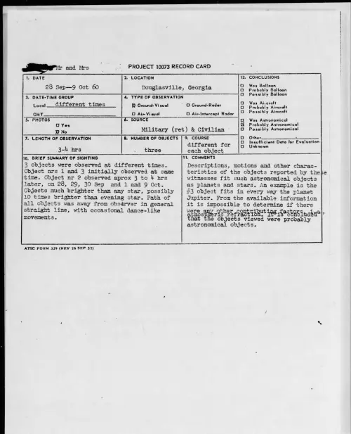 First page of 1960.09 - 8232238 - Douglasville, Georgia