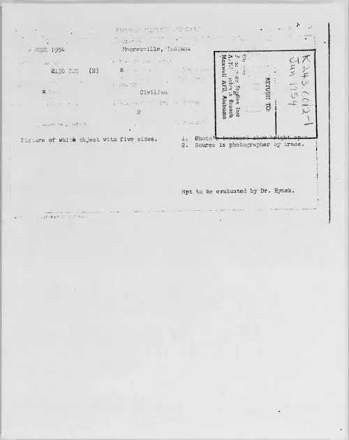 First page of 1954.06 - 8712930 - Mooresville, Indiana