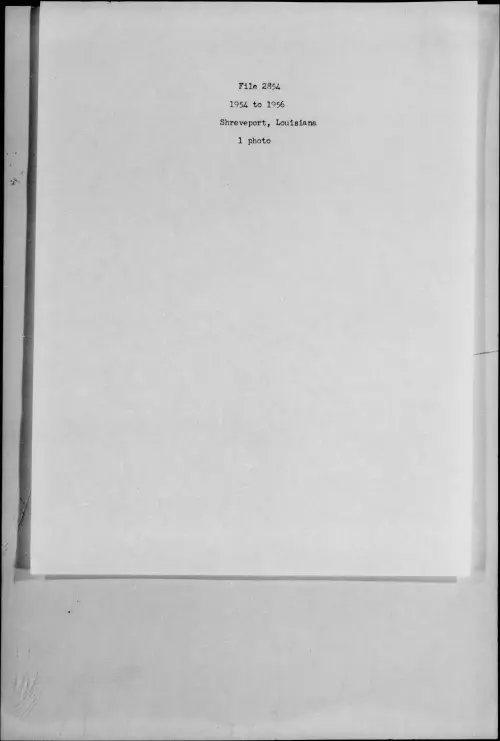First page of 1954.xx - 7276054 - Shreveport, Lousiana (#2854)
