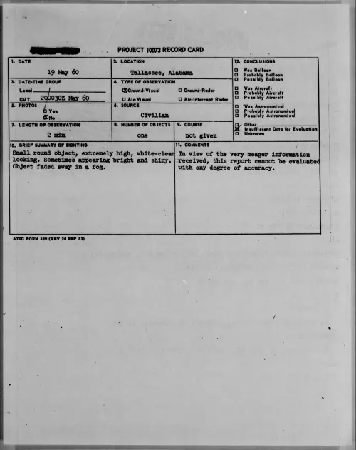 First page of 1960.05 - 7812565 - Tallassee, Alabama
