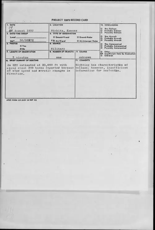 First page of 1957.08 - 6969594 - Wichita, Kansas