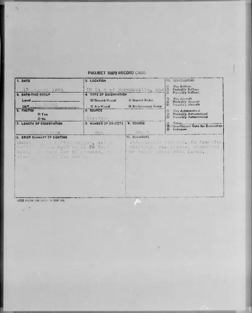 First page of 1956.08 - 7069300 - 10 Mi N of Hermanville, Mich