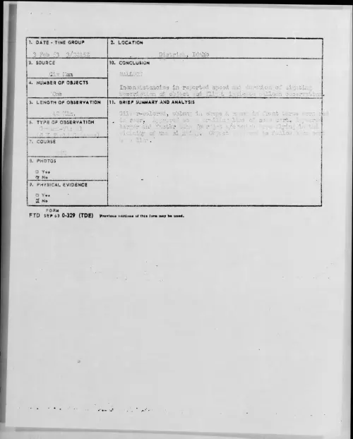 First page of 1953.02 - 9549957 - Dietrich, Idaho