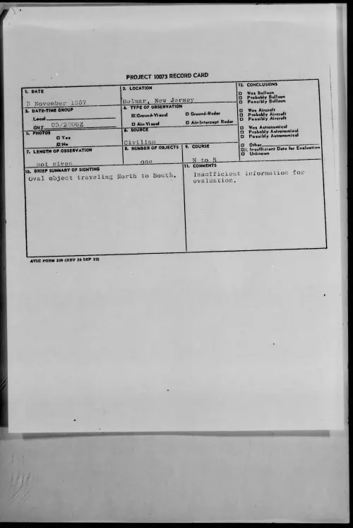 First page of 1957.11 - 7229067 - Belmar, New Jersey