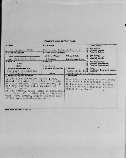 First page of 1956.10 - 7071781 - Newburgh, Unionville, N.Y