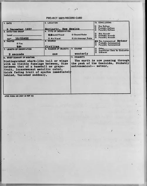 First page of 1957.12 - 6969588 - Moriarty, New Mexico