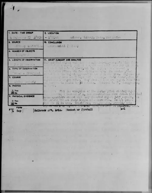 First page of 1953.09 - 6979861 - Arizona, Whitney, Texas, New Mexico