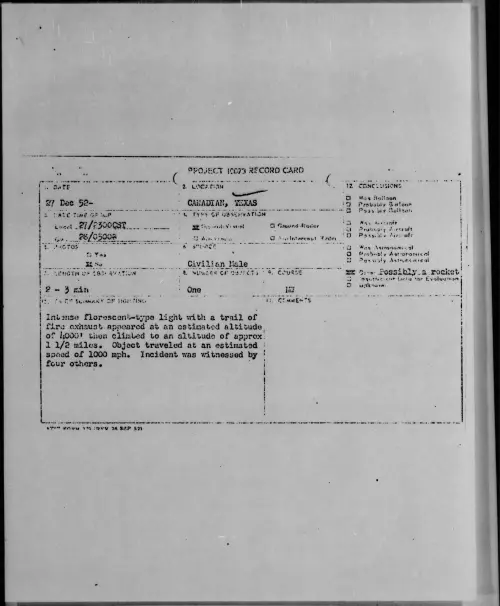 First page of 1952.12 - 9170664 - CANADIAN, TEXAS