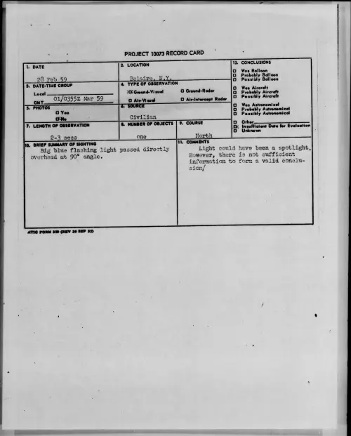 First page of 1959.02 - 9079182 - Belaire, N.Y