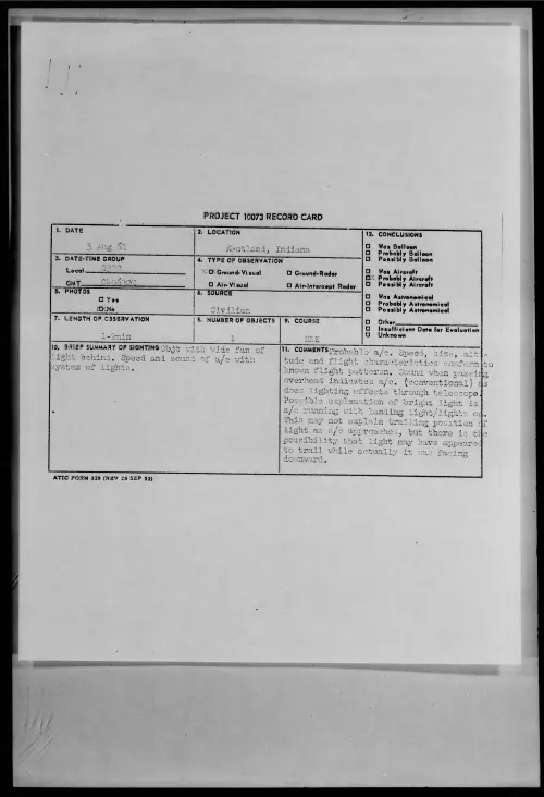 First page of 1961.08 - 8297148 - Kentland, Indiana