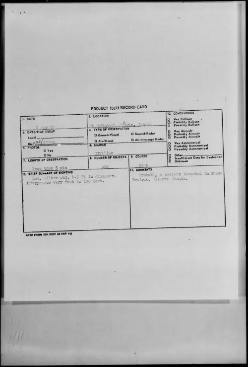 First page of 1959.04 - 9080088 - Ft McMurray, Alberta, Canada