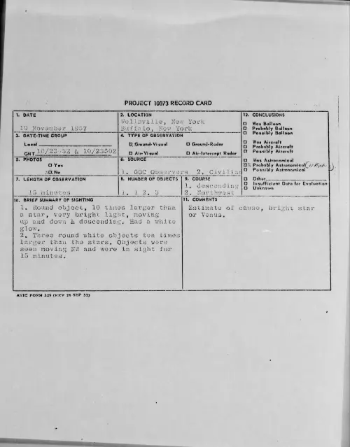 First page of 1957.11 - 6782540 - Wellsville, New York