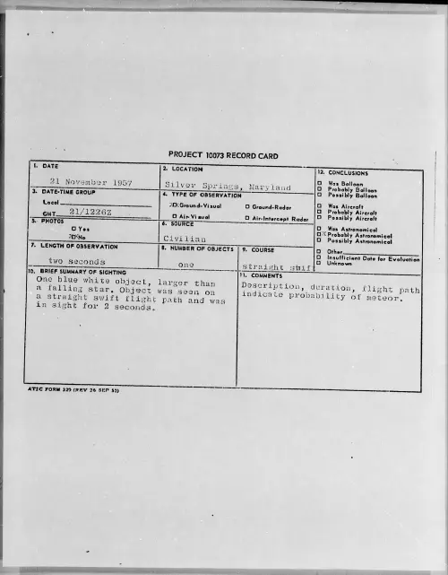 First page of 1957.11 - 6959141 - Silver Springs, Maryland