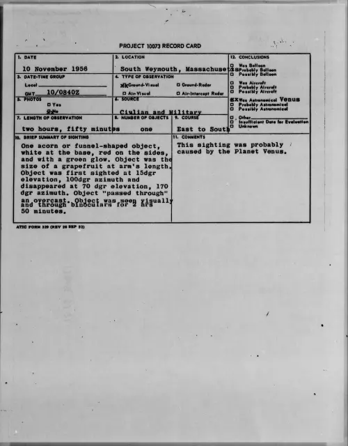 First page of 1956.11 - 7073394 - South Weymouth, Massachusetts