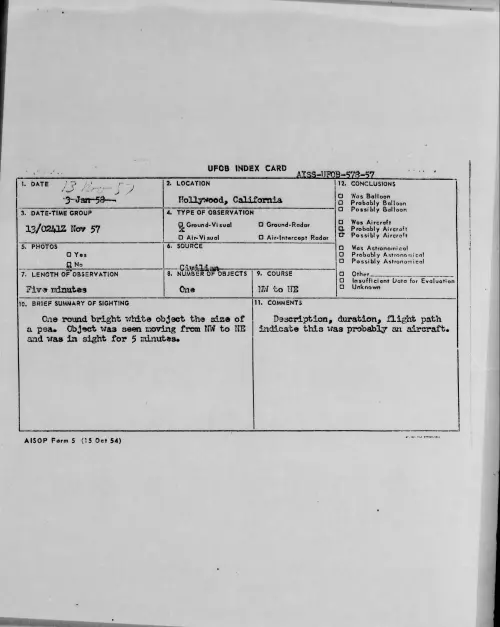 First page of 1957.11 - 6782810 - Hollywood, California