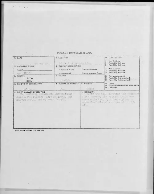 First page of 1959.04 - 8405828 - 30 Mi S Of Puerto Rico