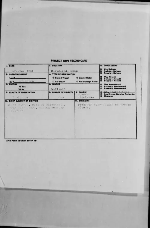 First page of 1957.11 - 6779803 - Cleveland, Ohio