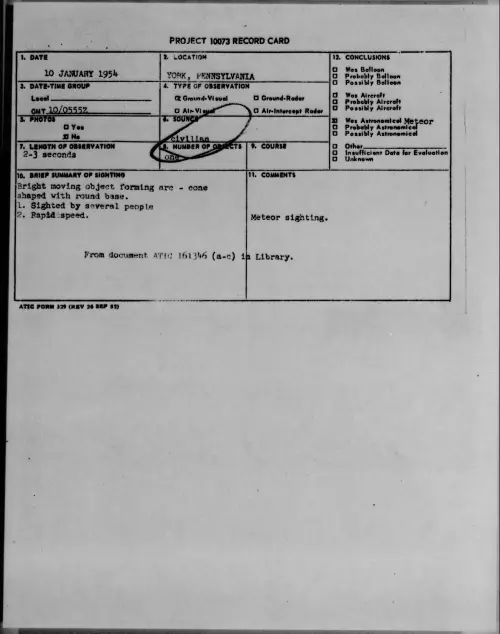 First page of 1954.01 - 6779525 - YORK, PENNSYLVANIA