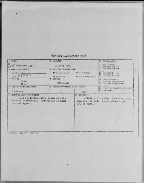 First page of 1957.11 - 6782319 - Clinton, Pa