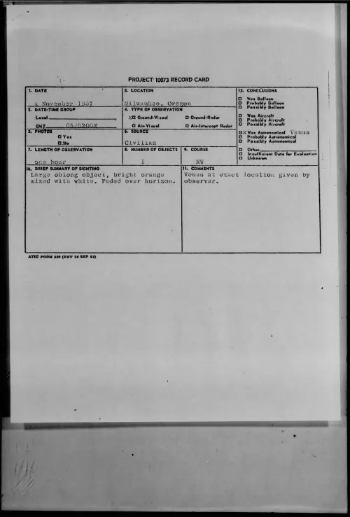 First page of 1957.11 - 7229304 - Milwaukee, Oregon