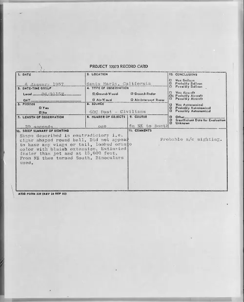 First page of 1957.01 - 6786435 - Santa Maria, California