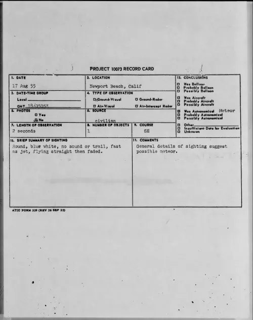 First page of 1955.08 - 6972062 - Newport Beach, Calif