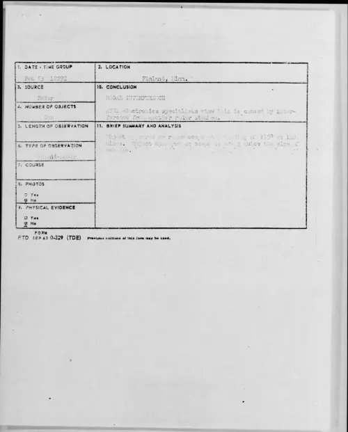 First page of 1953.02 - 9549371 - Finland, Minn