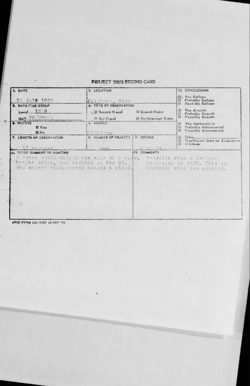 First page of 1957.07 - 6964097 - Fairborn, Ohio