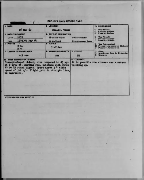 First page of 1960.05 - 7812546 - Dallas, Texas