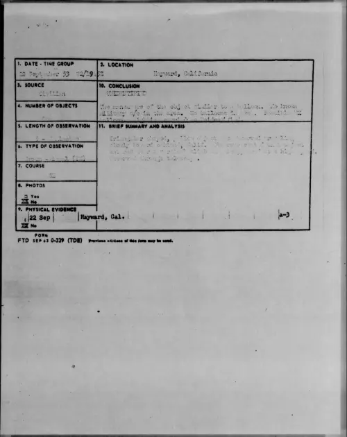 First page of 1953.09 - 6980172 - Hayward, California