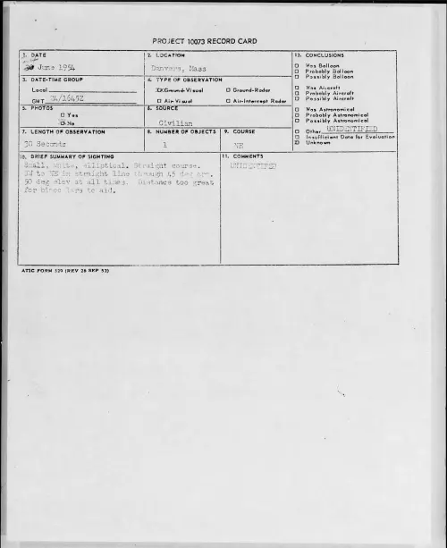 First page of 1954.06 - 8714182 - Danvers, Mass