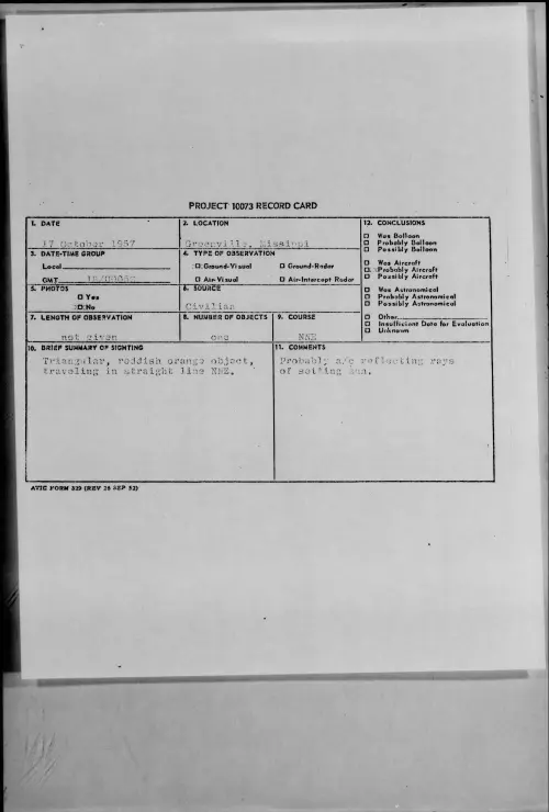 First page of 1957.10 - 6972716 - Greenville, Missippi