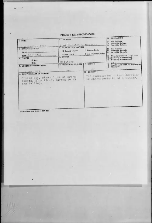 First page of 1958.12 - 7203320 - S Of Nurnberg, Germany