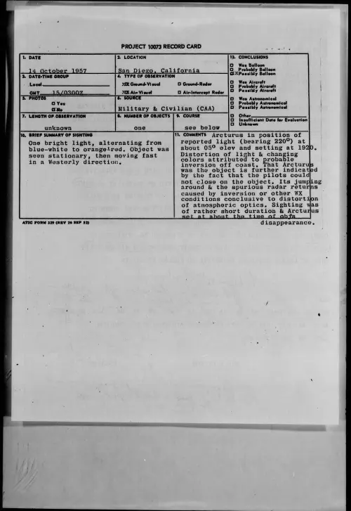 First page of 1957.10 - 6972326 - San Diego, California