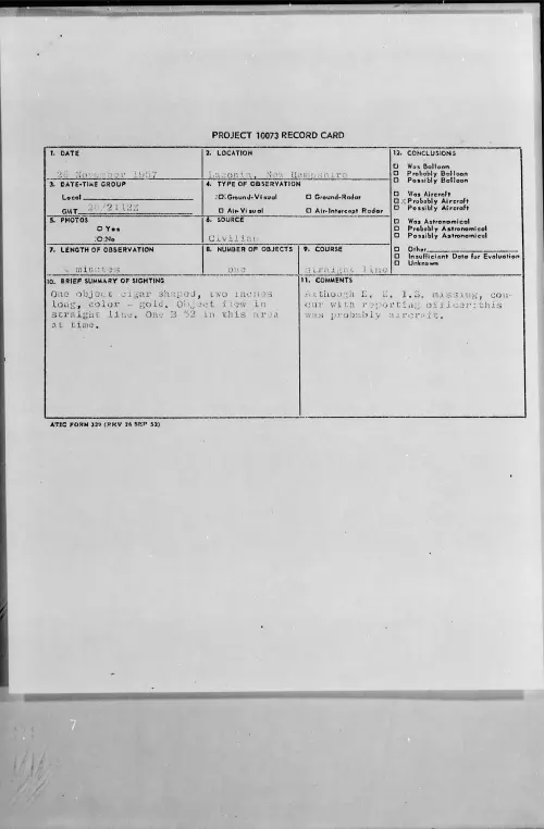 First page of 1957.11 - 6963809 - Laconia, New Hampshire