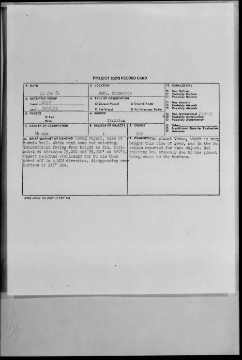 First page of 1961.01 - 8621427 - Buhl, Minnesota