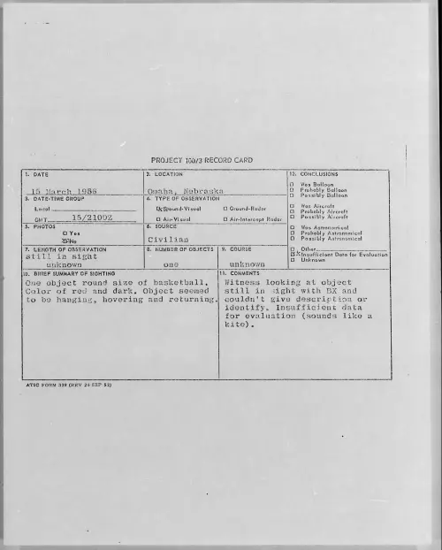 First page of 1956.03 - 7340871 - Omaha, Nebraska