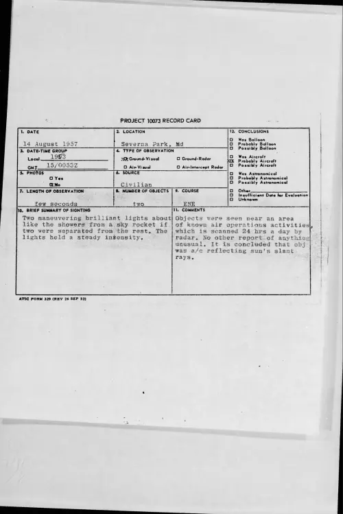 First page of 1957.08 - 6967819 - Severna Park, Md