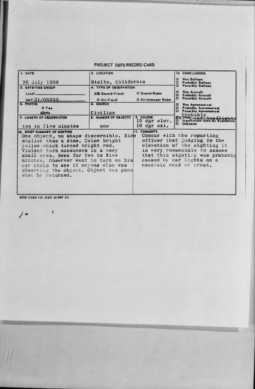 First page of 1956.07 - 6787794 - Rialto, California