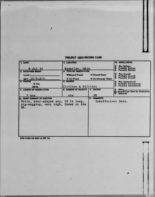 First page of 1958.07 - 8850262 - Massilon, Ohio