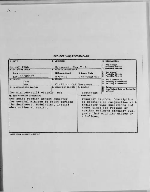 First page of 1955.05 - 6960970 - Syracuse, New York